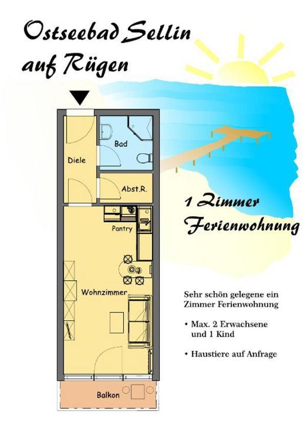 Ostseebad Sellin Auf Ruegen Apartment Im Haus Baltic 1 Og Sellin (Rugen) Exterior foto